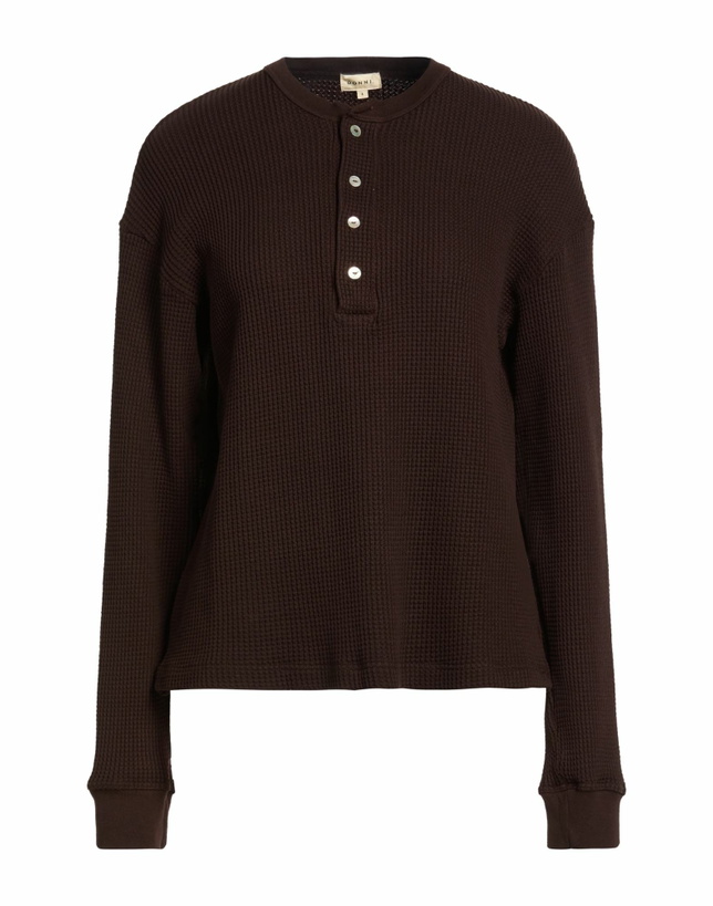 Photo: Donni. Womens Sweater Chocolate in Brown