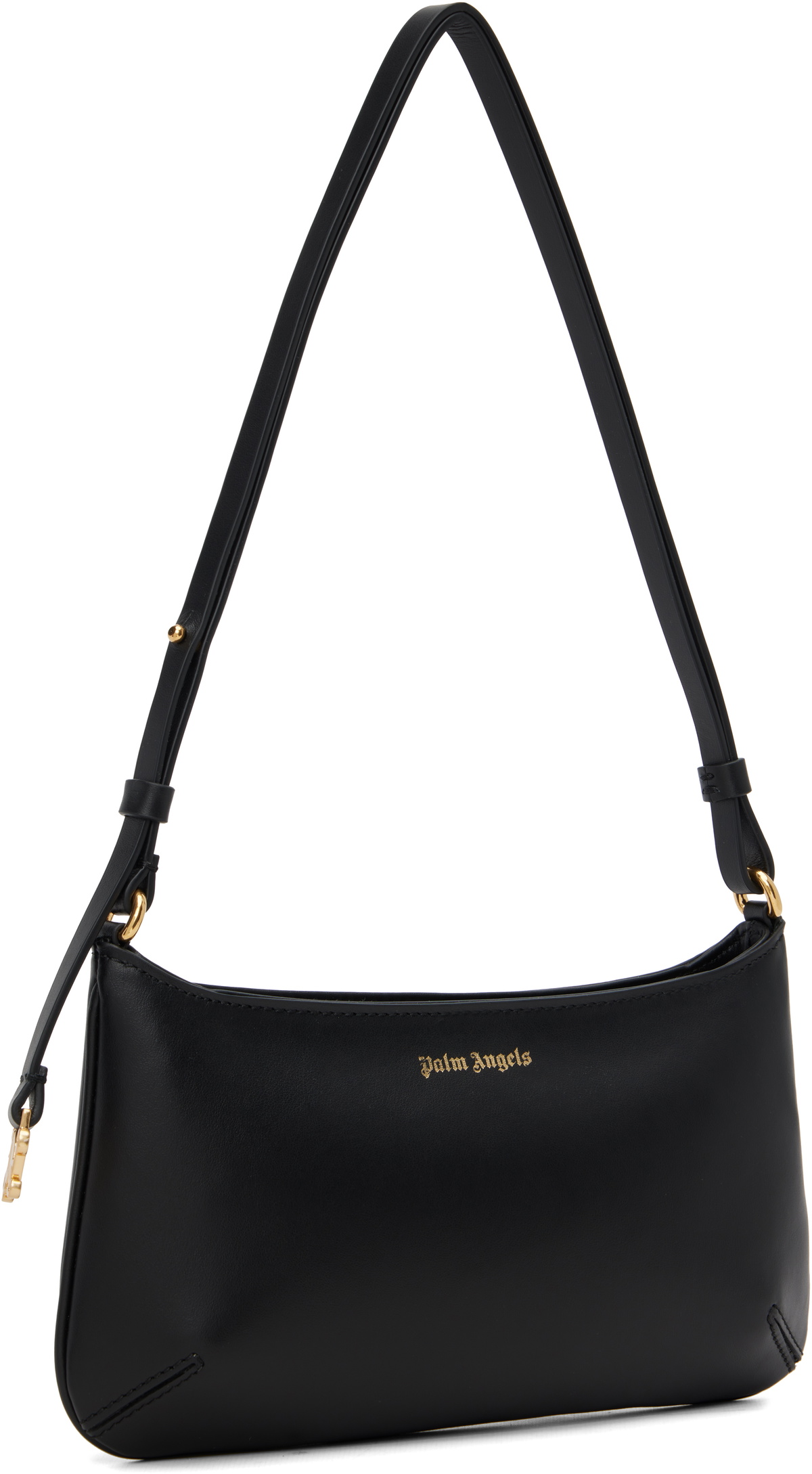 Palm Angels Black Leather Giorgina Bag