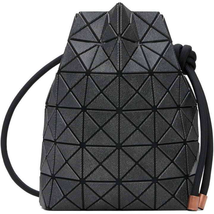 Photo: BAO BAO ISSEY MIYAKE Black Wring Denim Bag