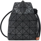 BAO BAO ISSEY MIYAKE Black Wring Denim Bag