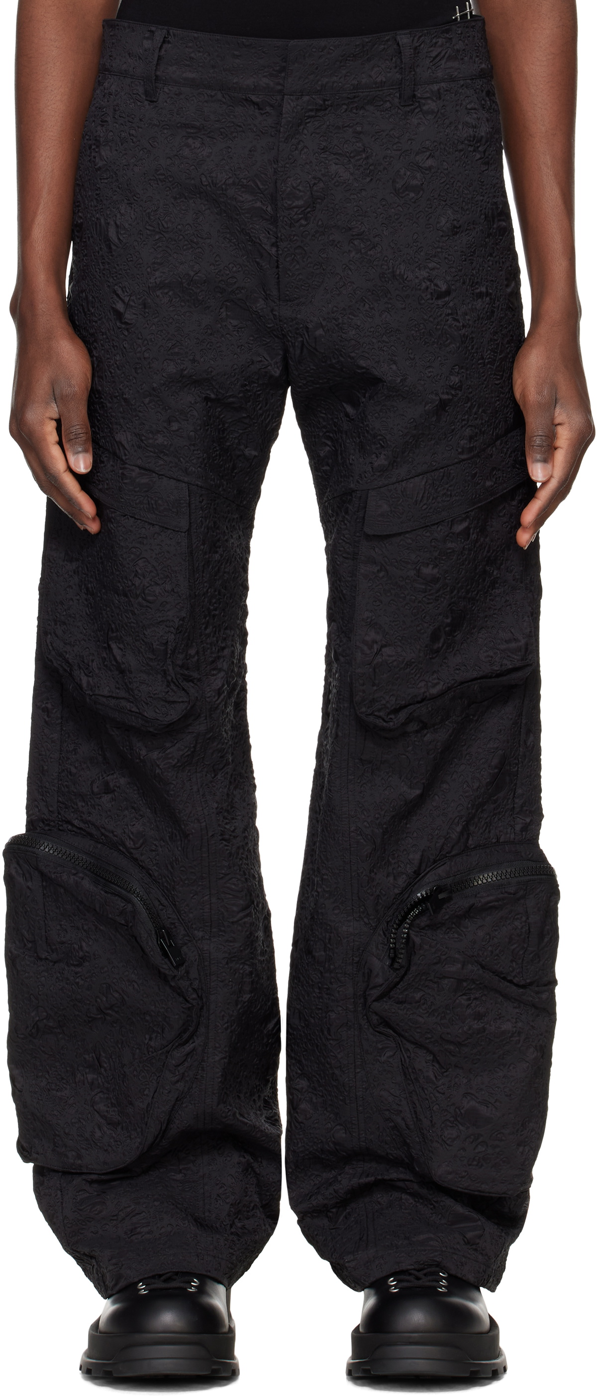 HELIOT EMIL MINIMAL TWILL CARGO PANTS
