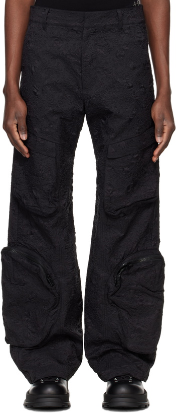 Photo: HELIOT EMIL Black Ventifact Cargo Pants