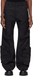HELIOT EMIL Black Ventifact Cargo Pants