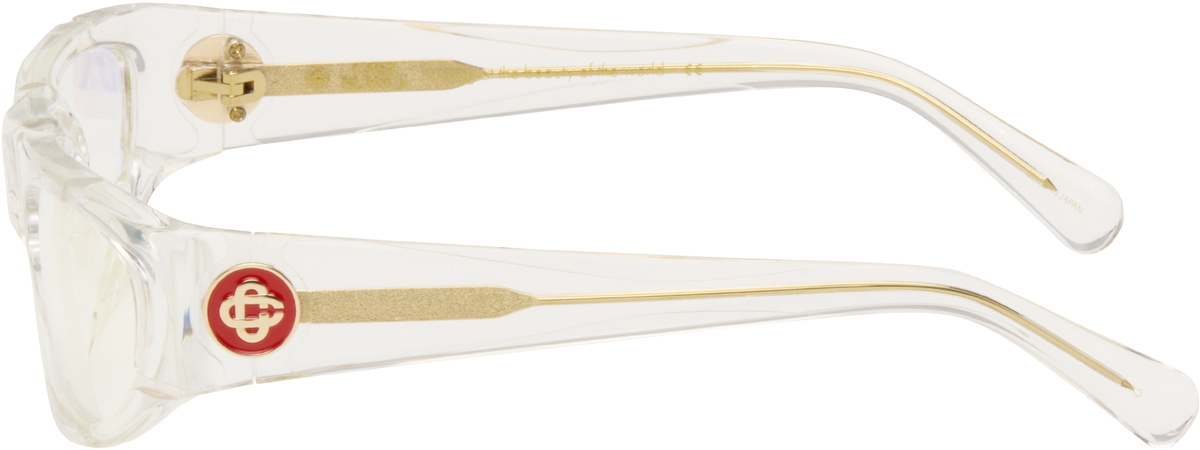 Casablanca Transparent Crystal Sport Sunglasses