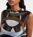 Pucci Vivara silk twill minidress
