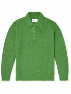 NN07 - Throwing Fits Alfie 6512 Alpaca-Blend Sweater - Green