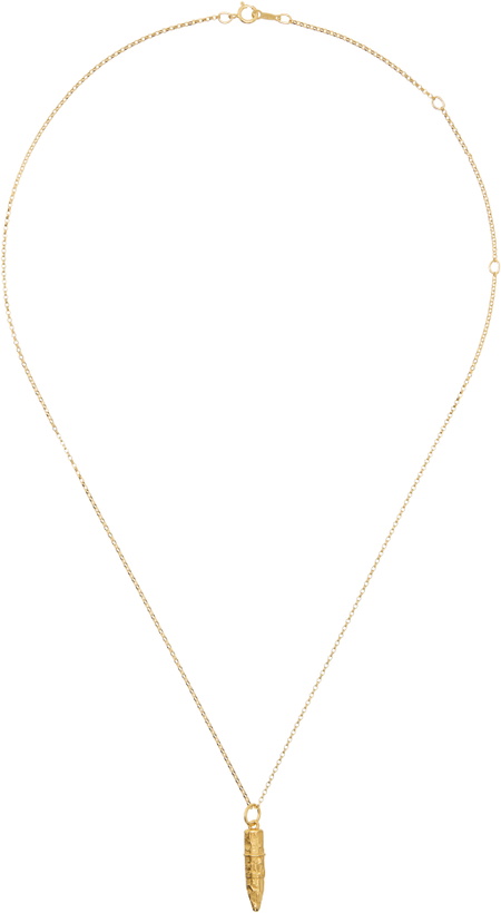 Photo: Alighieri Gold 'The Mini Annotator' Necklace