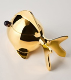 Jonathan Adler Goldfish brass container