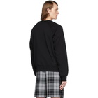 Neil Barrett Black Thunderbolt Chain Sweatshirt