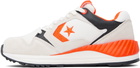 Converse Off-White & Orange Wave Trainer Low Top Sneakers