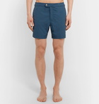 TOM FORD - Slim-Fit Mid-Length Swim Shorts - Men - Storm blue