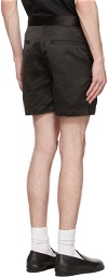 Johnlawrencesullivan Black Polyester Shorts