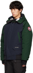 Canada Goose Navy & Green Chilliwack Down Jacket