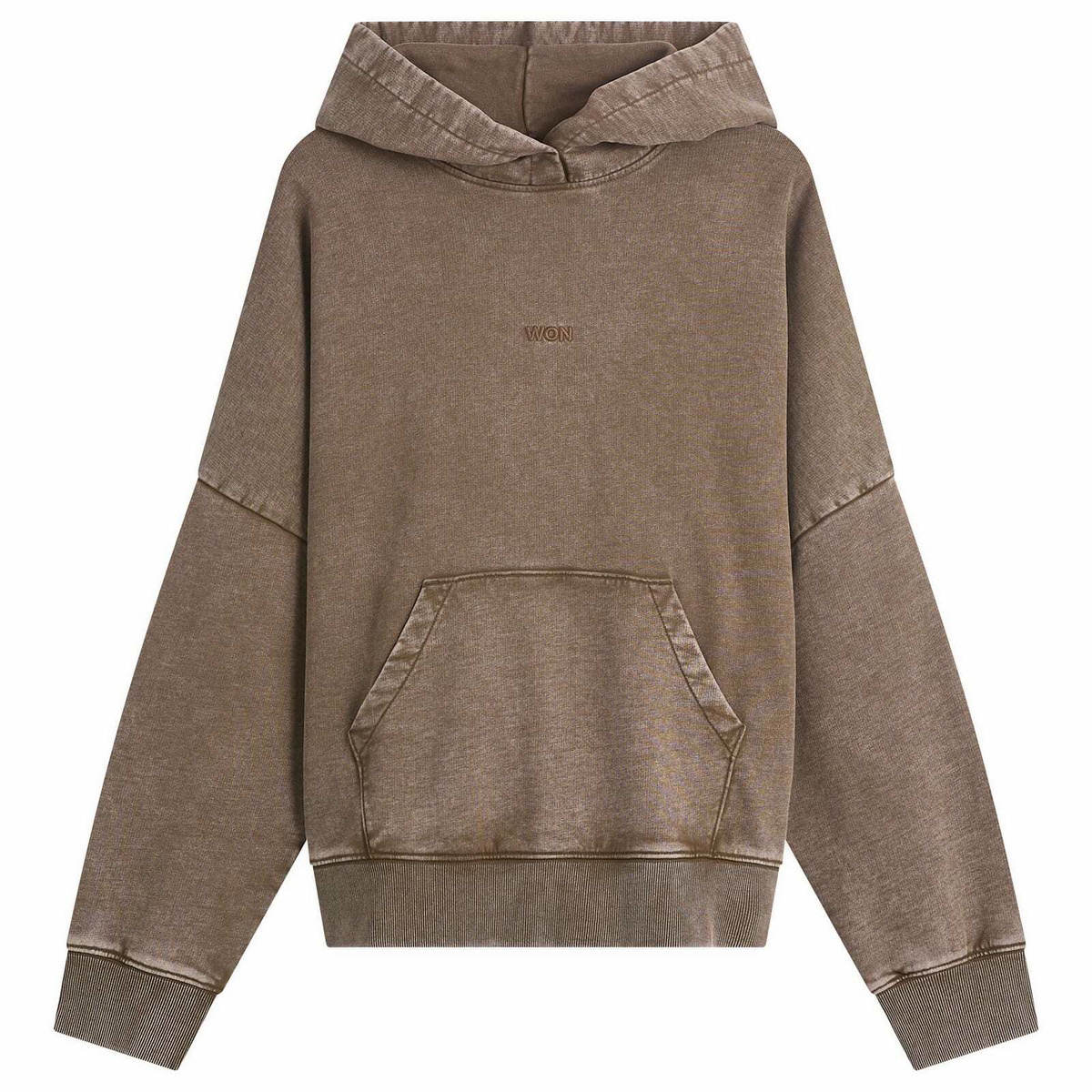 Won Hundred Men's Staff Hoodie in Washed Carafe Brown