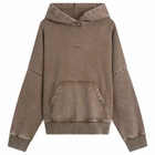 Won Hundred Men's Staff Hoodie in Washed Carafe Brown