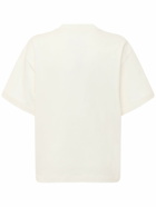 JIL SANDER - Logo Printed Heavy Cotton Jersey T-shirt