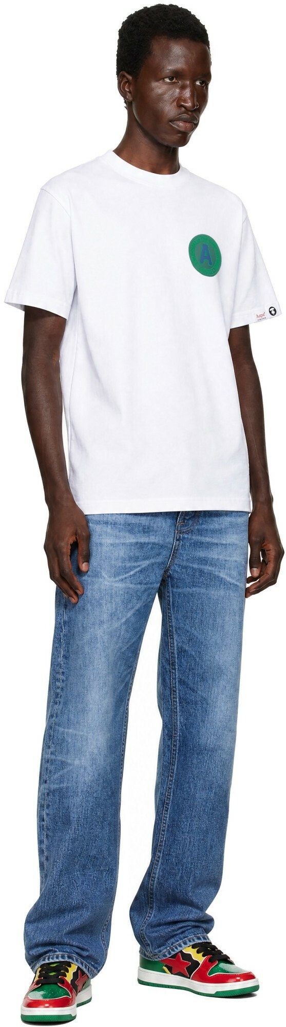 AAPE by A Bathing Ape White 'AAPE Basic' T-shirt