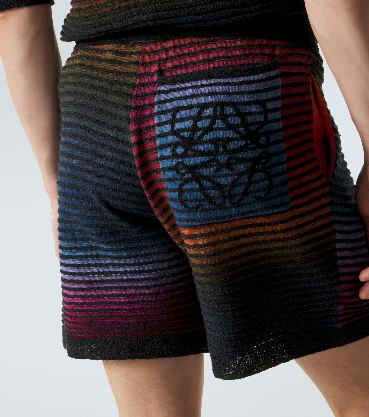 Loewe Paula's Ibiza Anagram cotton-blend shorts
