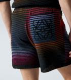 Loewe Paula's Ibiza Anagram cotton-blend shorts