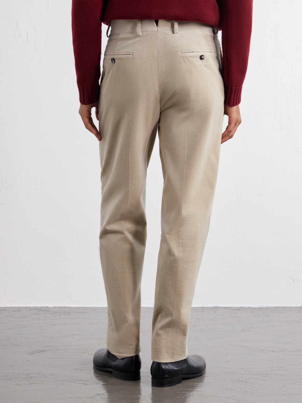 Zegna - Pleated Straight-Leg Cotton-Corduroy Trousers - Brown