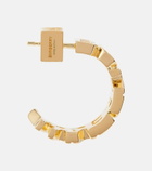 Burberry - Logo hoop earrings