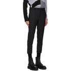 Neil Barrett Black Horizontal Zip Trousers