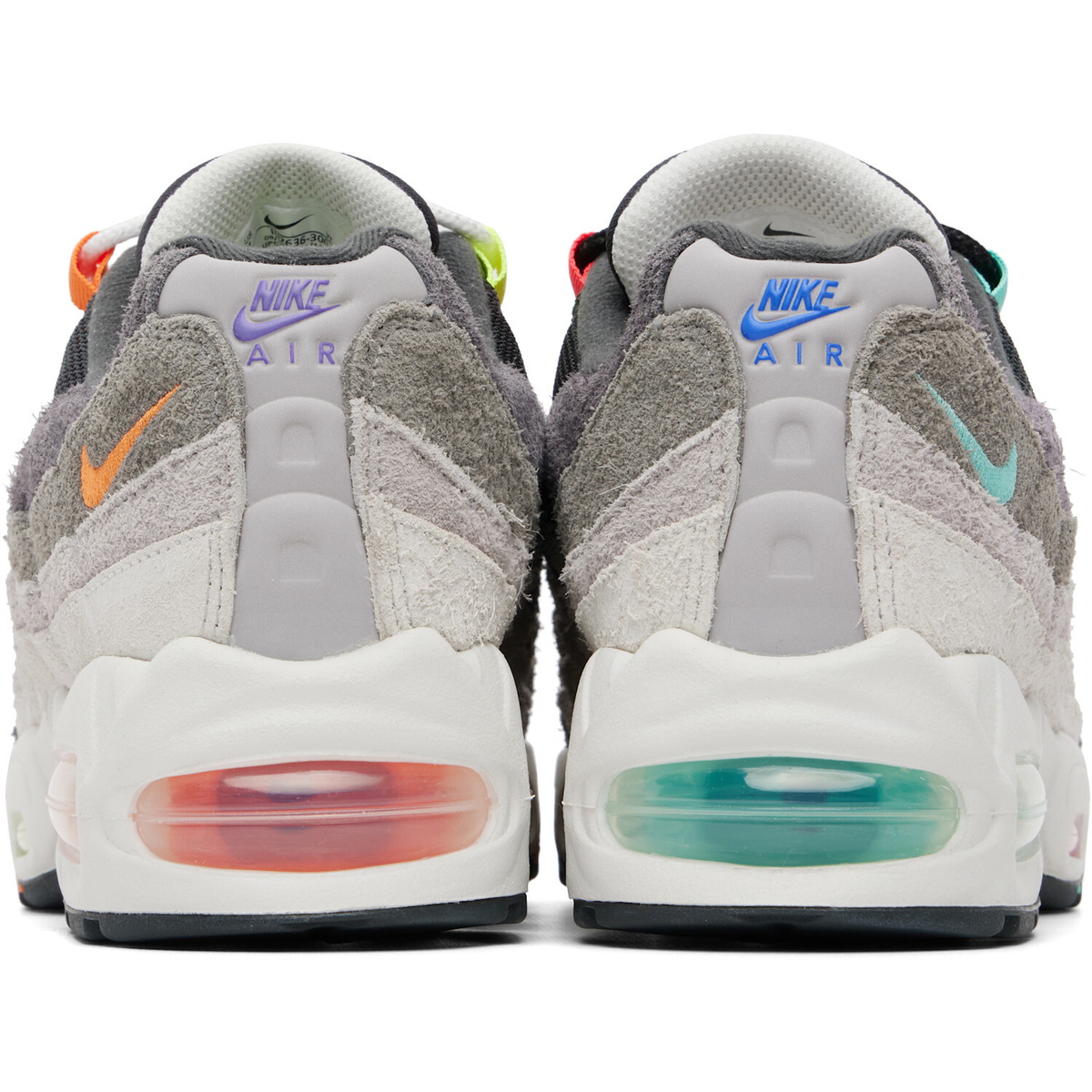 Nike Gray Air Max 95 Big Bubble Sneakers