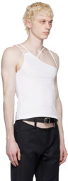 K.NGSLEY White Fist Tank Top