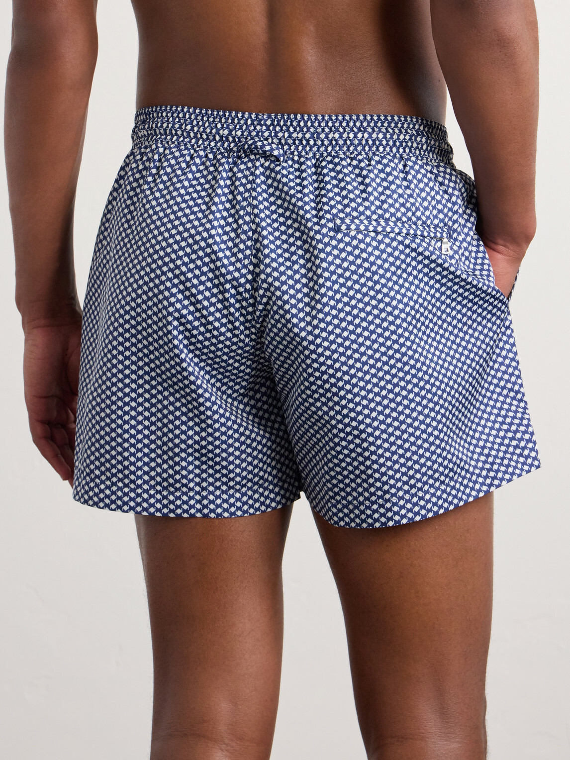 Orlebar Brown - Jack II Straight-Leg Mid-Length Printed Swim Shorts - Blue