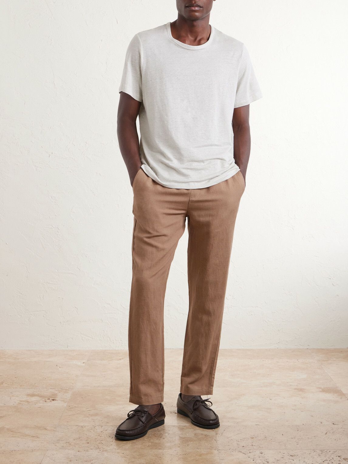Onia - Linen-Blend T-Shirt - Neutrals