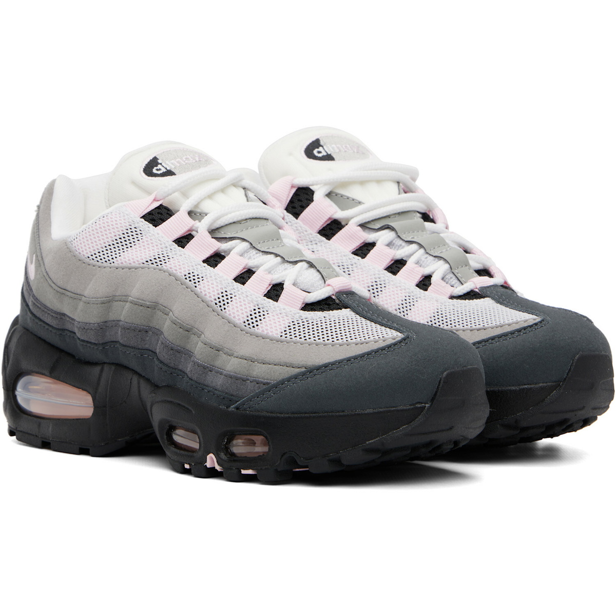 Nike Gray Air Max 95 Big Bubble Sneakers