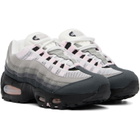 Nike Gray Air Max 95 Big Bubble Sneakers