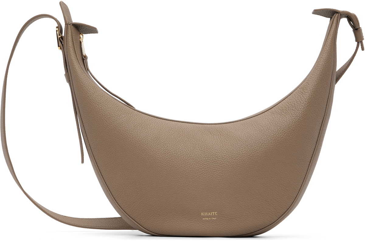 KHAITE Taupe Small Augustina Crossbody Bag