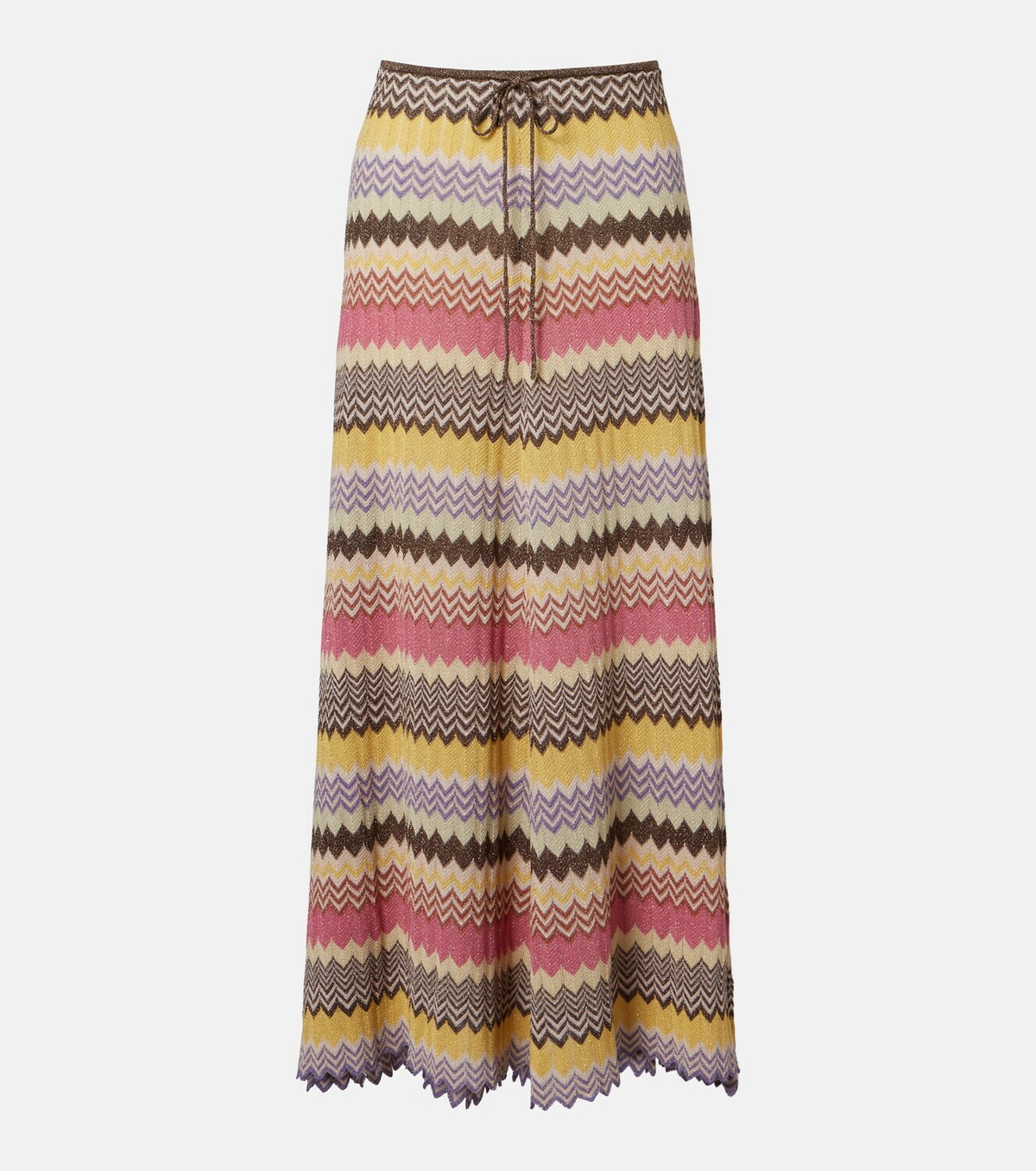 Faithfull Lamé maxi skirt
