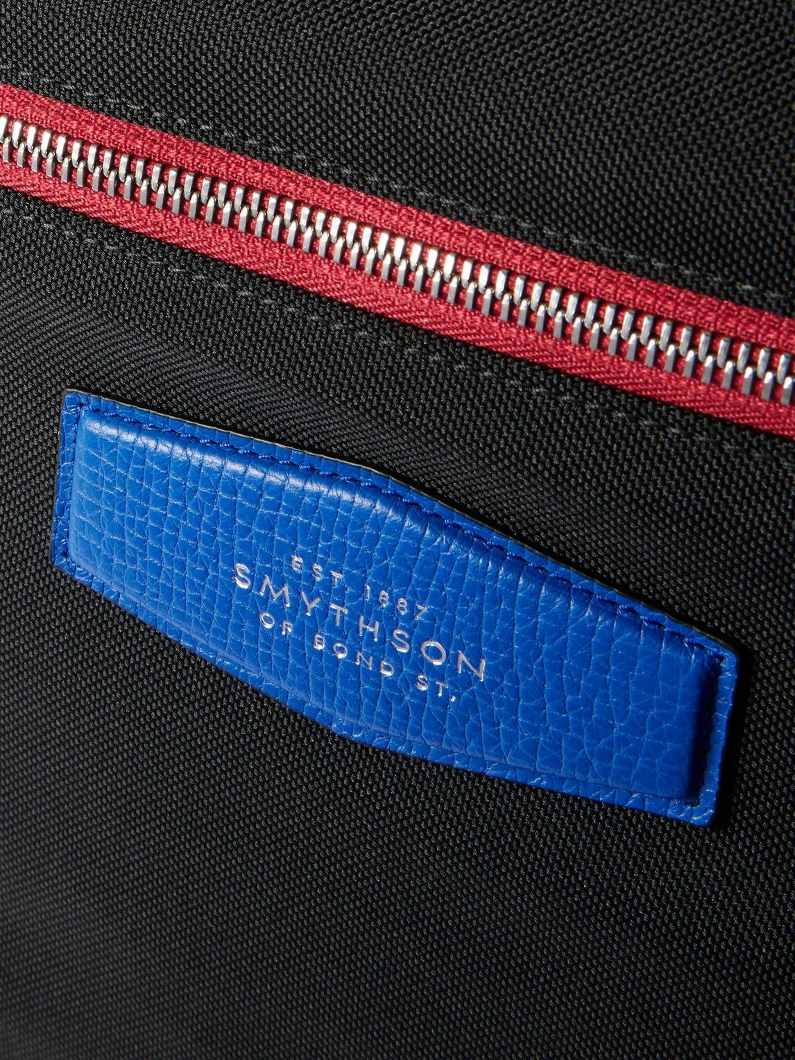 SMYTHSON - Norton Leather-Trimmed ECONYL® Backpack