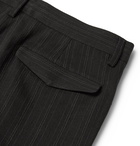 Barena - Pinstriped Woven Trousers - Black