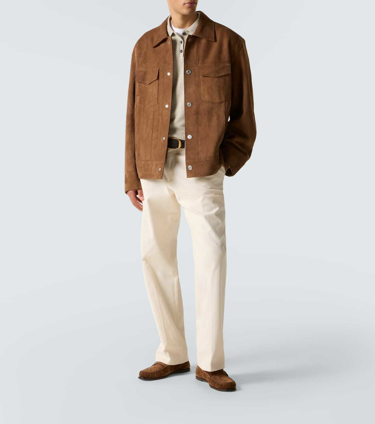 Le Kasha Crete cashmere polo sweater