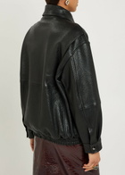 Nour Hammour Doran Leather Jacket Black