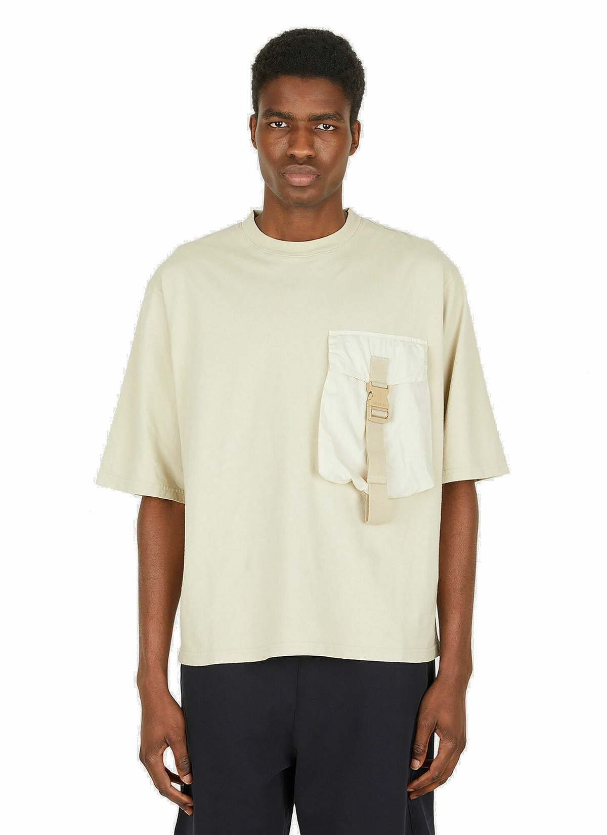 Photo: Buckle Pocket T-Shirt in Grey