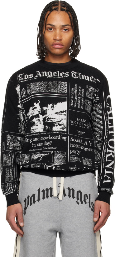 Photo: Palm Angels Black LA Times Edition Sweater