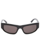 Balenciaga BB0388S Sunglasses in Black/Grey 