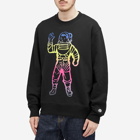 Billionaire Boys Club Men's Standing Astro Crewneck Sweatshirt in Black