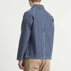 Service Works Men's Pinstripe Denim Coverall Jacket in Indigo