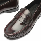 Grenson Men's Simeon Penny Loafer in Burgundy