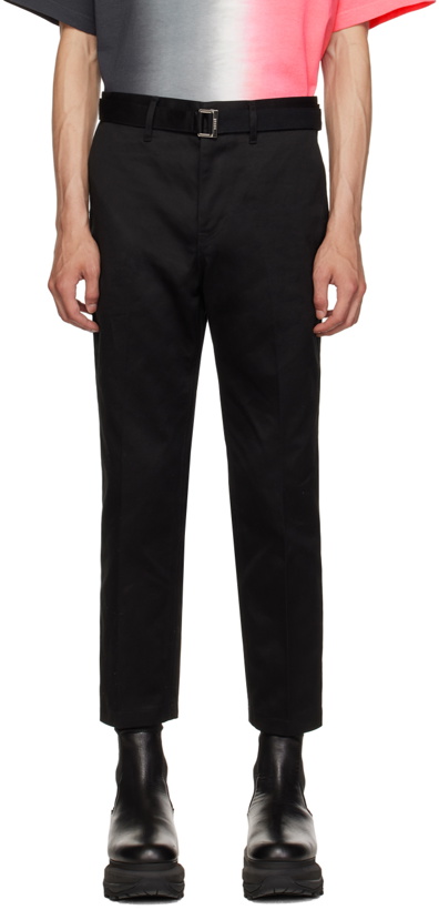 Photo: sacai Black Belted Trousers