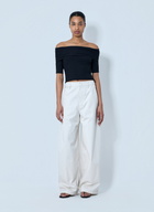 Lemaire Short Sleeve Twisted Top