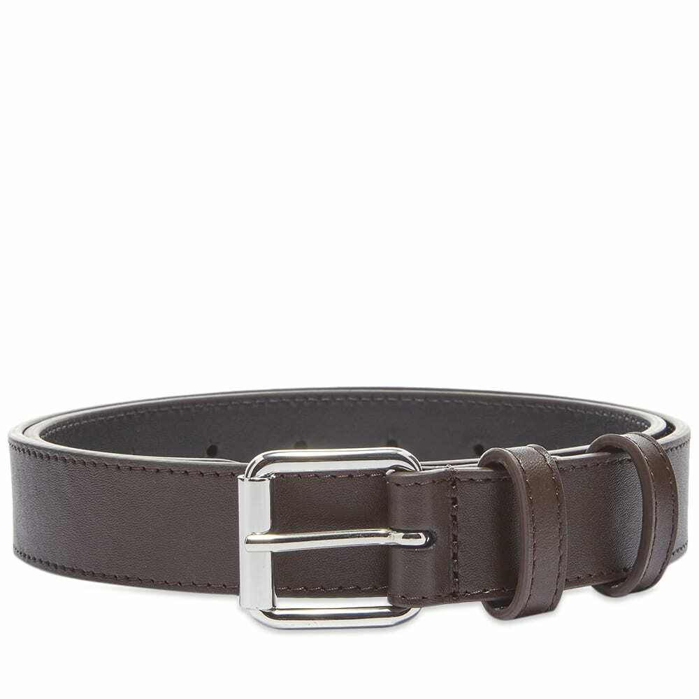 Comme des Garçons Classic Leather Belt in Brown Comme des Garcons