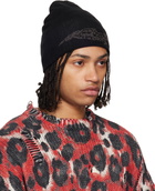 ALEXANDER DIGENOVA Black Logo Beanie