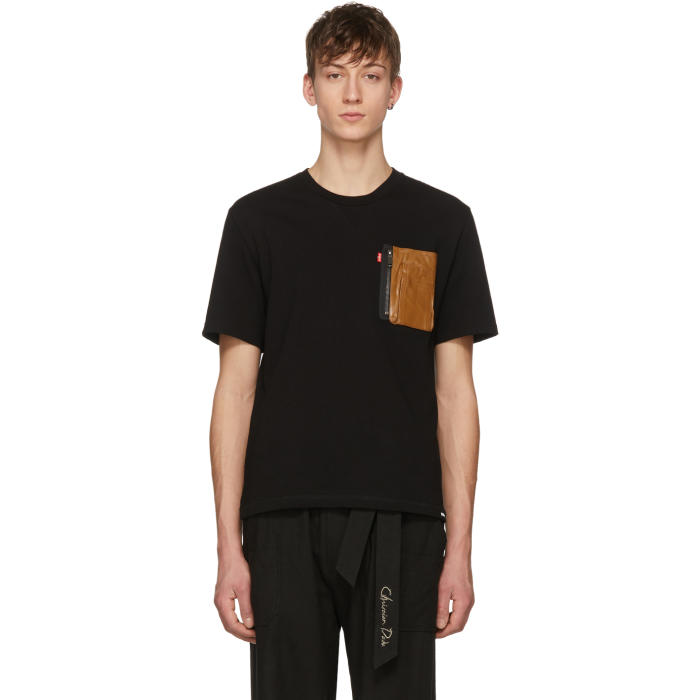 Christian Dada Black Signature Flight Dadaism T-Shirt Christian Dada