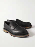 Tod's - Full-Grain Leather Penny Loafers - Black
